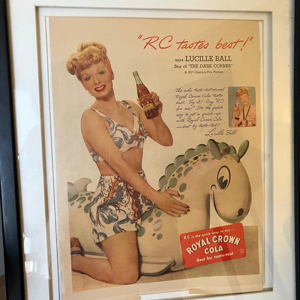 Original Lucille Ball 1946 Ad!